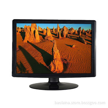 HDMI 18.5 inch LED PC Monitor 1366*768 resolution 12 volt DC input Widescreen Monitor